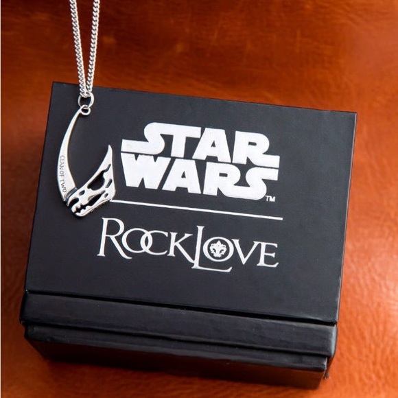MUDHORN NECKLACE STAR WARS ROCKLOVE JEWELRY CLAN OF TWO